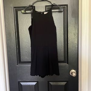 Love…Ady black scallop trim romper